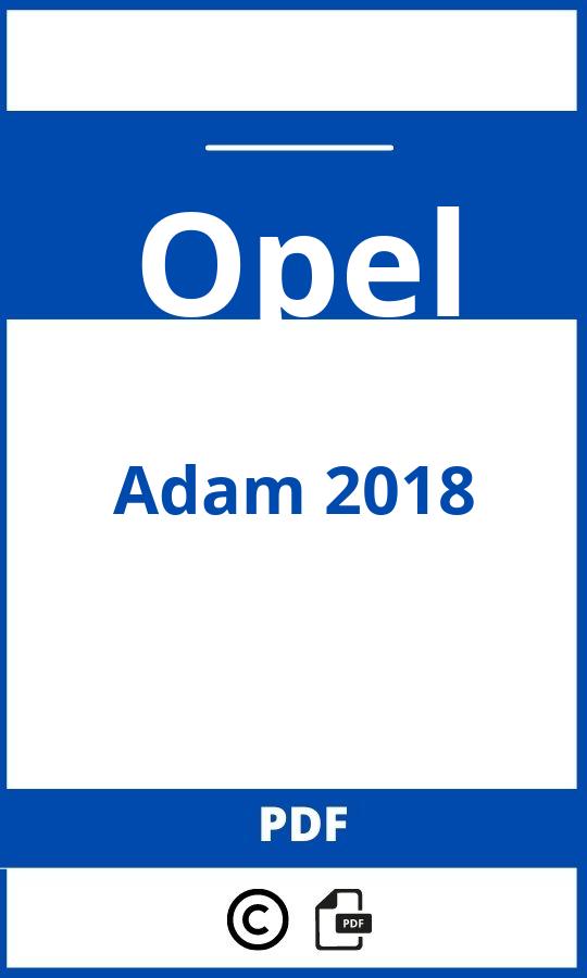 Handleiding Opel Adam 2018 Nederlands Instructieboekje